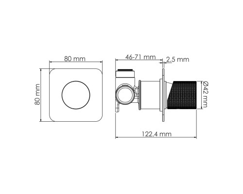 Paar 8851 Смеситель для душа WasserKRAFT