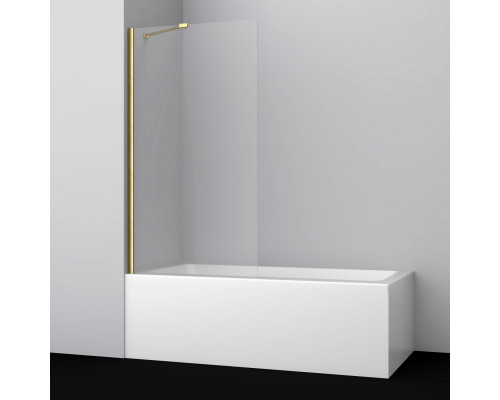 Aisch 55P01-80 Fixed Стеклянная шторка на ванну WasserKRAFT 80x140