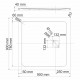 Neime 19T03 Душевой поддон WasserKRAFT 90x4x90