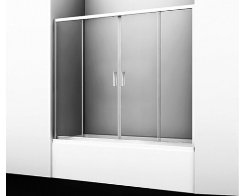 Lippe 45S02-170 Стеклянная шторка на ванну WasserKRAFT 170x150