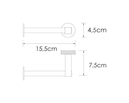 Таубер (Tauber) K-64496 Держатель туалетной бумаги WasserKRAFT