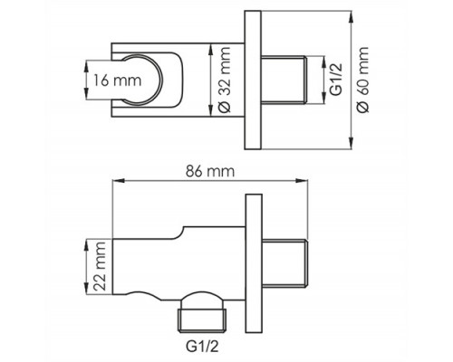 A083 Подключение шланга WasserKRAFT