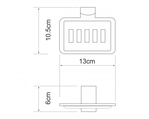 Leine K-5069WHITE Мыльница решетка WasserKRAFT