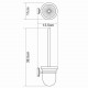 Одер (Oder) K-3027 Щетка для унитаза WasserKRAFT