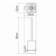 Exter K-5227 Щетка для унитаза подвесная WasserKRAFT