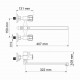 Amper 2902L Смеситель для ванны с длинным изливом WasserKRAFT
