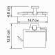 Липпе (Lippe) K-6525 Держатель туалетной бумаги WasserKRAFT