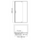 Elbe 74P05 Душевая дверь WasserKRAFT 120x200