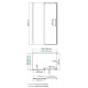 Dinkel 58R06 Душевой уголок WasserKRAFT 120x200x80