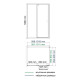 Aula 11P22 Душевой уголок WasserKRAFT 100x190x90
