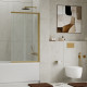 Шунтер (Schunter) 82S02-100 Стеклянная шторка WasserKRAFT