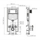 Vils 56TLT.010.ME.PG04 Система инсталляции для унитазов WasserKRAFT