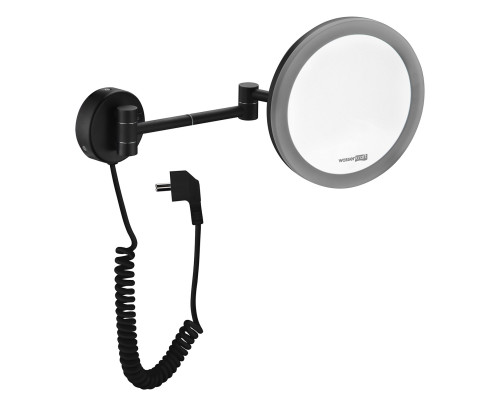 K-1004B Зеркало с LED-подсветкой, 3-х кратным увеличением WasserKRAFT