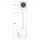 Leine K-5027WHITE Щетка для унитаза подвесная WasserKRAFT