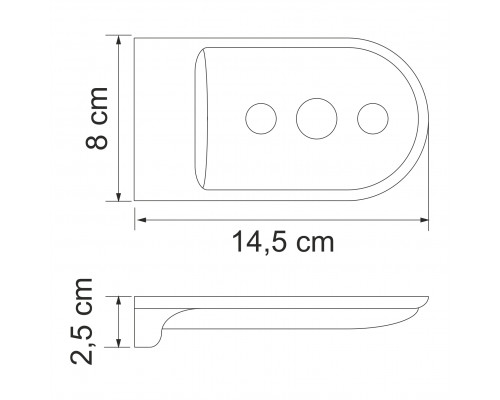 Kammel K-8369WHITE Мыльница решетка WasserKRAFT