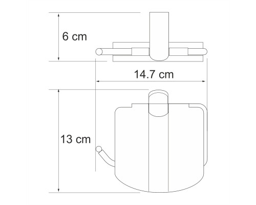 Беркель (Berkel) K-6825 Держатель туалетной бумаги WasserKRAFT