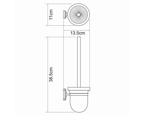 Oder K-3027 Щетка для унитаза WasserKRAFT
