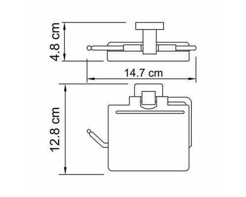 Липпе (Lippe) K-6525 Держатель туалетной бумаги WasserKRAFT