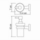 Липпе (Lippe) K-6599 Дозатор для жидкого мыла WasserKRAFT