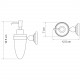 Аммер (Ammer) K-7099 Дозатор для жидкого мыла WasserKRAFT