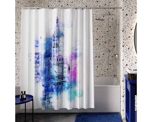 Lossa SC-81103 Шторка для ванной WasserKRAFT