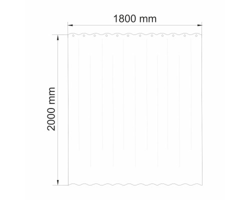 Lossa SC-81103 Шторка для ванной WasserKRAFT