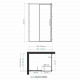 Lopau 32S07L Душевой уголок WasserKRAFT 120x200x90