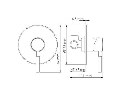 Gollach 3351 Смеситель для душа WasserKRAFT