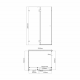 Эмс (Ems) 76H05 Душевая дверь WasserKRAFT