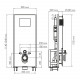 Глан (Glan) 66TLT.010.ME.BL.RG03 Система инсталляции для унитазов WasserKRAFT