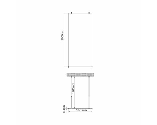 Фехте (Vechte) 60W46BN Душевая перегородка WasserKRAFT
