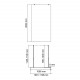Фехте (Vechte) 60W46BG-MG Душевая перегородка WasserKRAFT