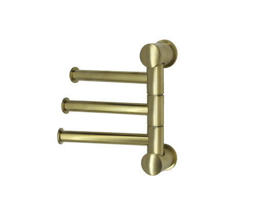 K-1053BRUSHED GOLD Держатель полотенец тройной WasserKRAFT