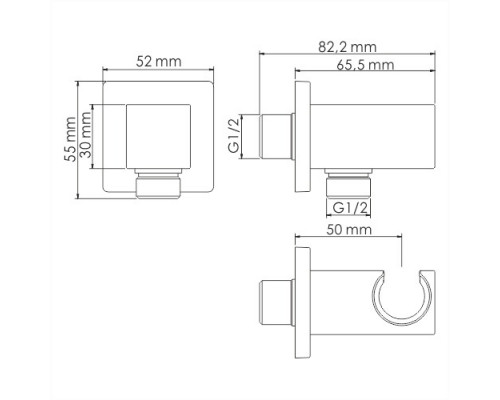 A184 Подключение шланга WasserKRAFT