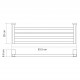Leine K-5011WHITE Полка для полотенец WasserKRAFT
