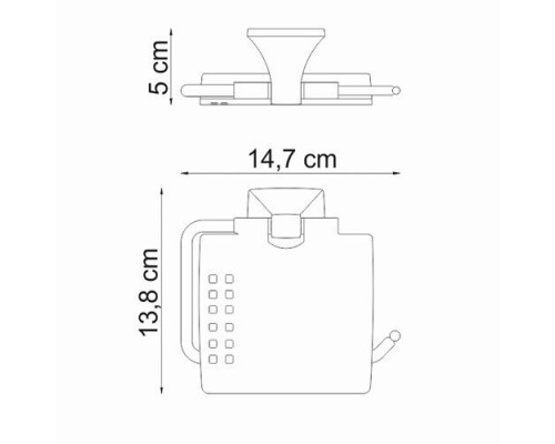 Wern K-2525 Держатель туалетной бумаги WasserKRAFT