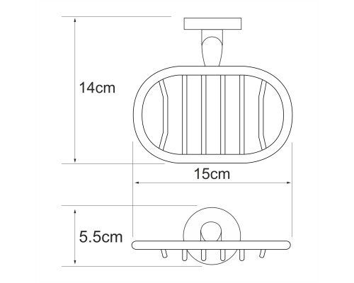 Rhein K-6269 Мыльница решетка WasserKRAFT