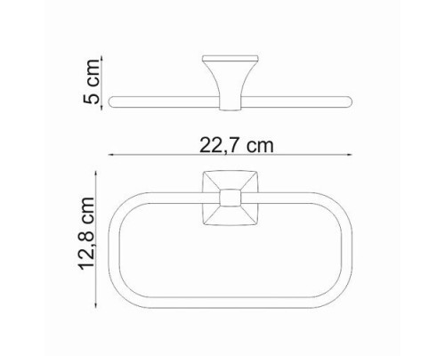 Верн (Wern) K-2560 Держатель полотенец WasserKRAFT