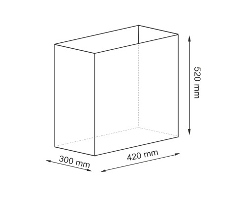 Gollach WB-330-L Корзина для белья WasserKRAFT