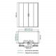 Lippe 45S53 Душевой уголок WasserKRAFT 170x190x80