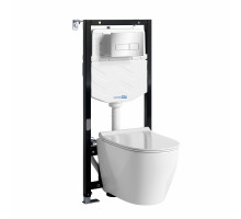 Аллер (Aller) 10TLT.010.ME.CH03.H002 Система инсталляции с унитазом WasserKRAFT
