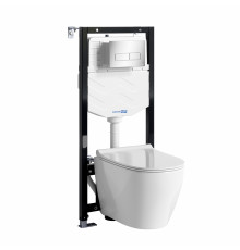 Аллер (Aller) 10TLT.010.ME.CH03.H002 Система инсталляции с унитазом WasserKRAFT