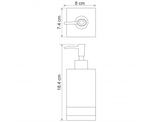 Инн (Inn) K-4399 Дозатор для жидкого мыла WasserKRAFT
