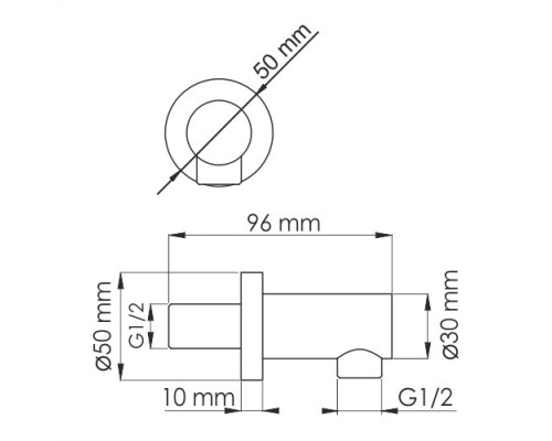 A111 Подключение шланга WasserKRAFT