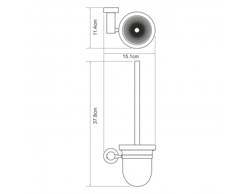 Donau K-9427 Щетка для унитаза WasserKRAFT