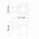 Wern K-2528 Подстаканник одинарный WasserKRAFT