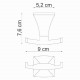 Wern K-2523D Крючок двойной WasserKRAFT