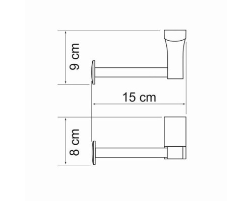 Экстер (Exter) K-5296 Держатель туалетной бумаги WasserKRAFT
