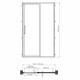 Lopau 32S05R Душевая дверь WasserKRAFT 120x200x90