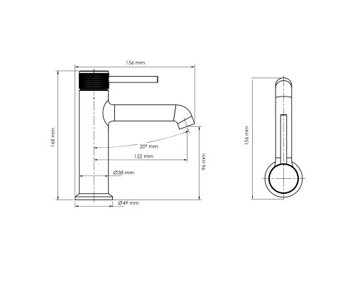 Мюриц (Muritz) 9803MB Смеситель для раковины WasserKRAFT